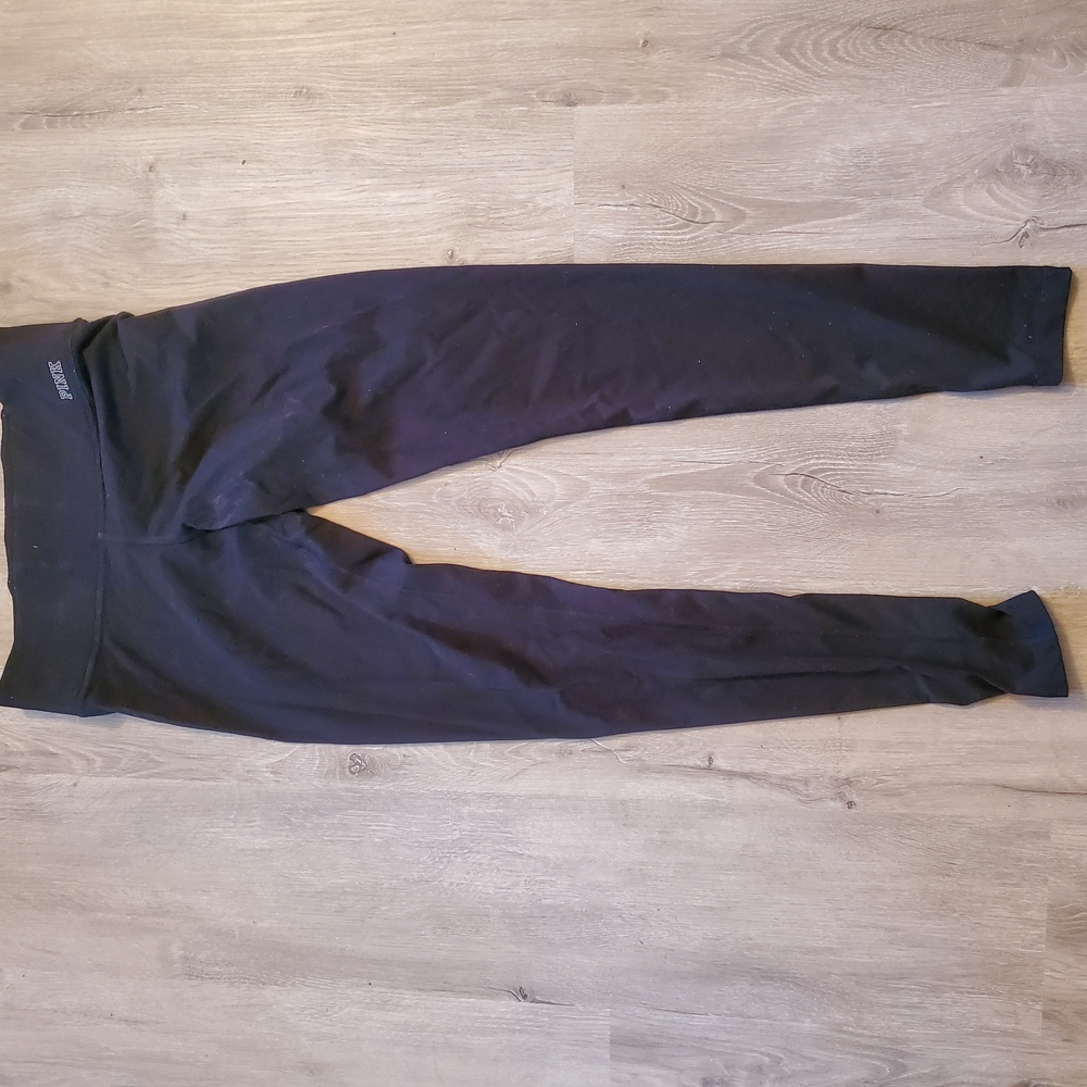 PINK YOGA Victoria's Secret Black Leggings XS